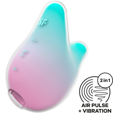 Satisfyer Sirena Vibes Vibratore a Impulsi d'Aria Impermeabile 12 Programmi